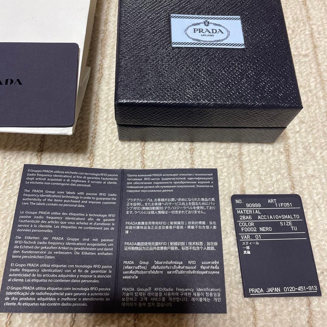 PRADA プラダ ヘアピン 黒