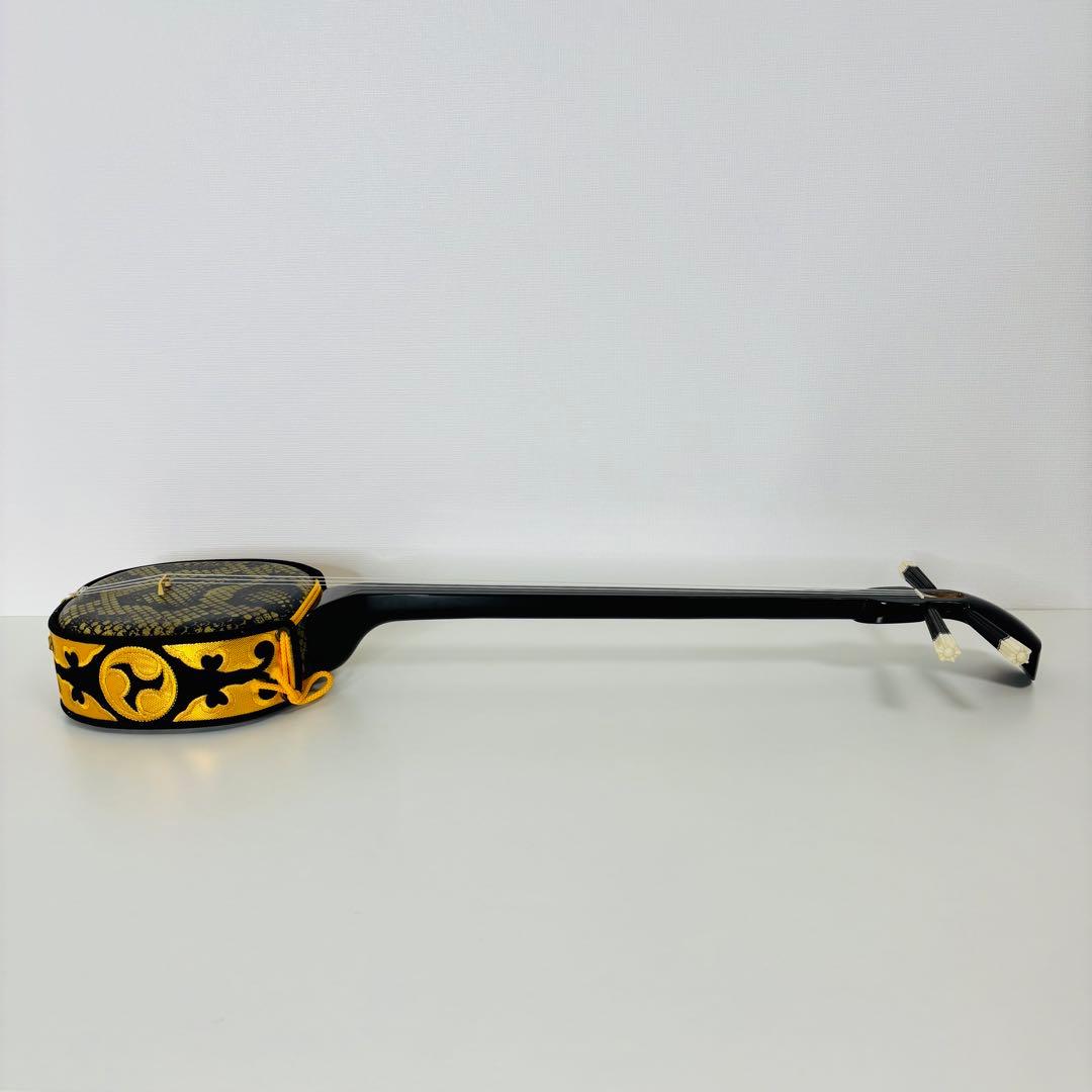 沖縄三線 人工蛇皮 沖縄 民謡 和楽器 三線 送料込み