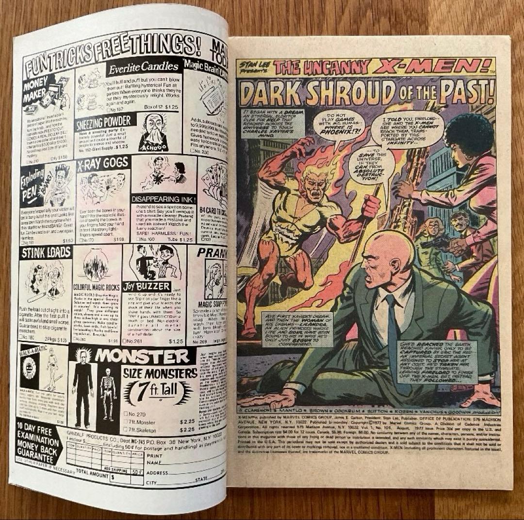 X-men #106 evil Charles Xavier❗️アメコミリーフ