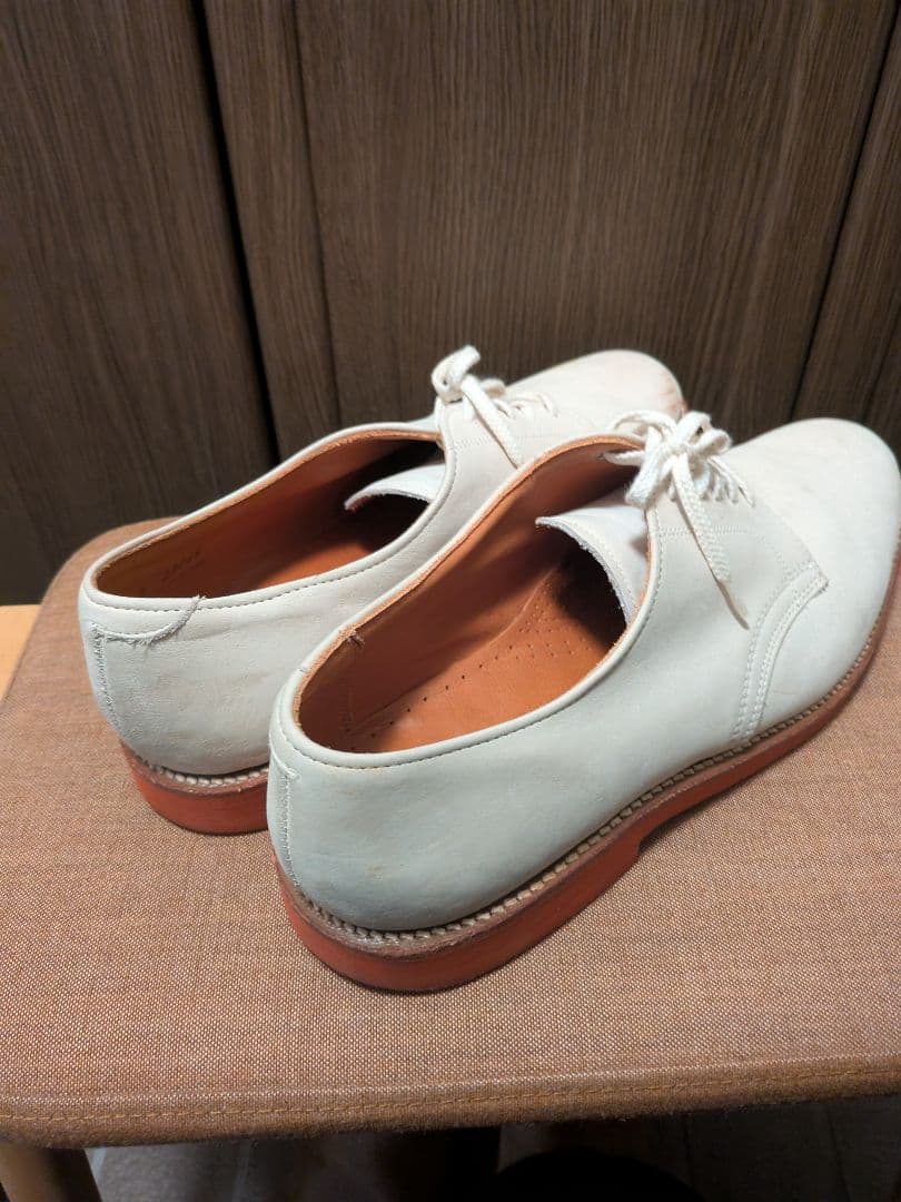 ブルックスブラザーズ　ホワイトスエード レースアップシューズ　11