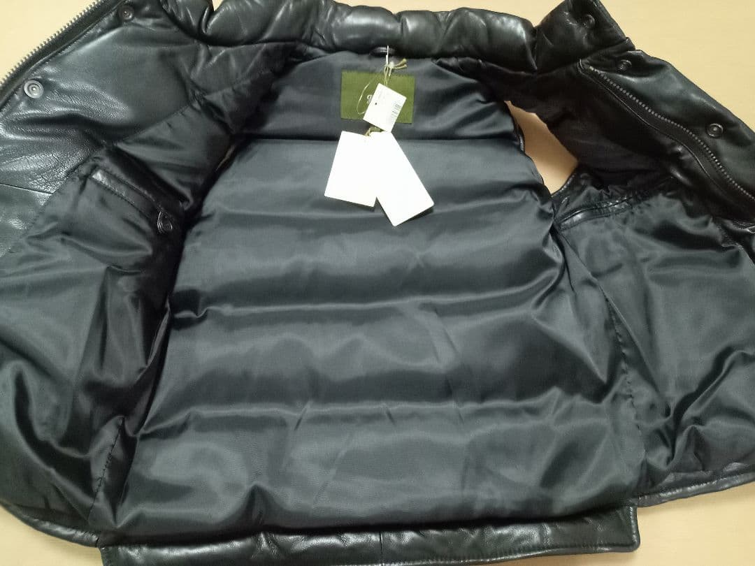 貴重◆green（現ハイク）レザーダウンジャケット