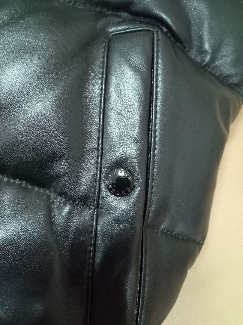 貴重◆green（現ハイク）レザーダウンジャケット