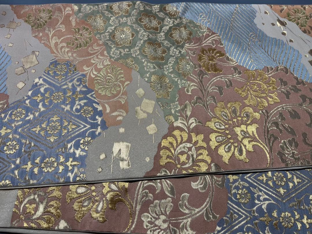 川島織物　三越謹製　正絹　六通　袋帯