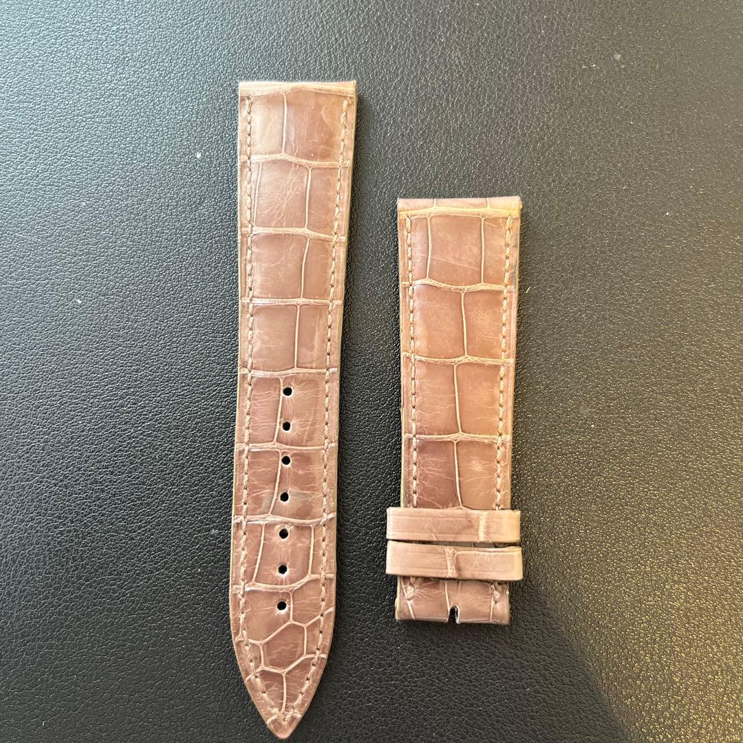 ブランパン　レザーベルト 22mm グレーブラウン