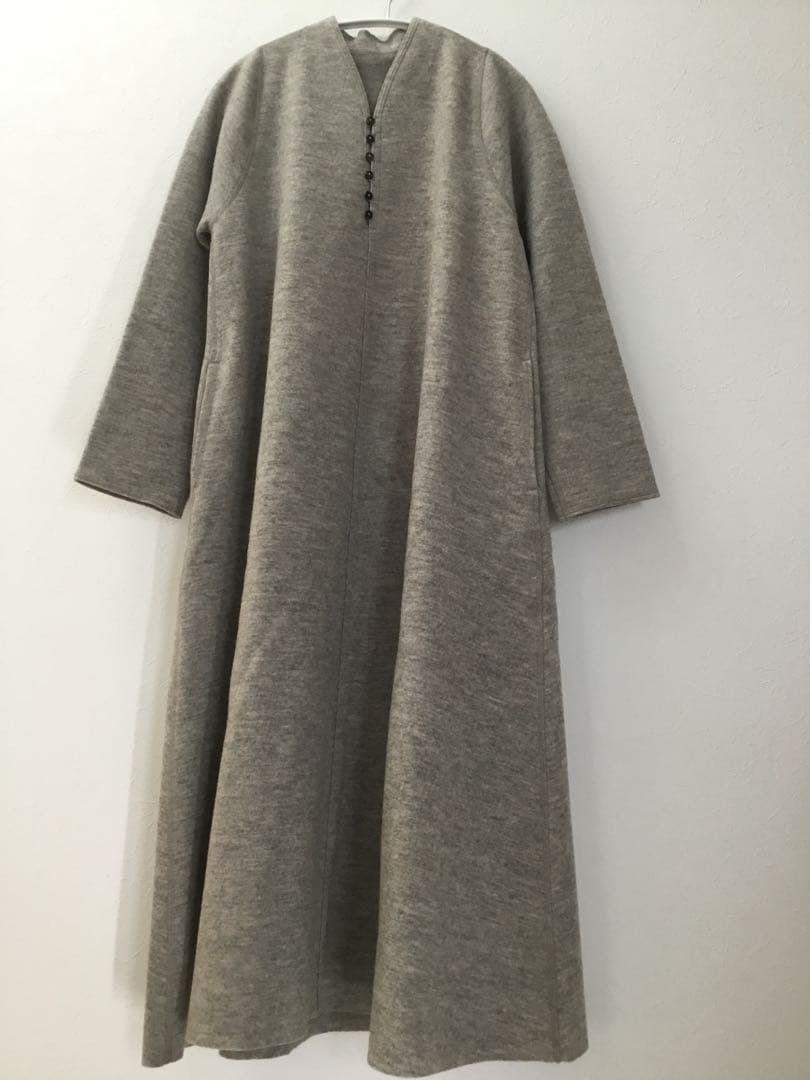 ババグーリ ＊未使用＊2021ウール天竺フェルトのドレス　ヨーガンレール