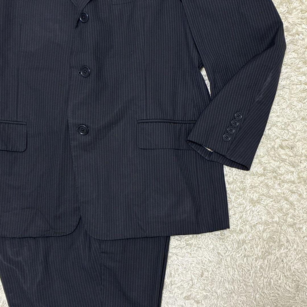 美品✨ブルックスブラザーズ 高級スーツ上下 セットアップ ストライプ 背抜き