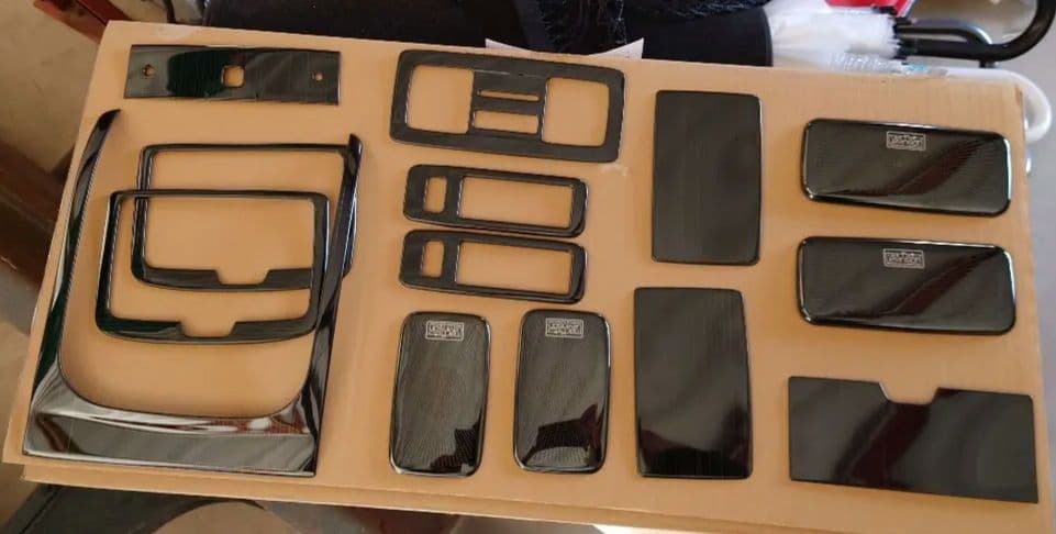 レクサス LS500 パネル 内装ブラック ルーム 天井 メッキ 美品