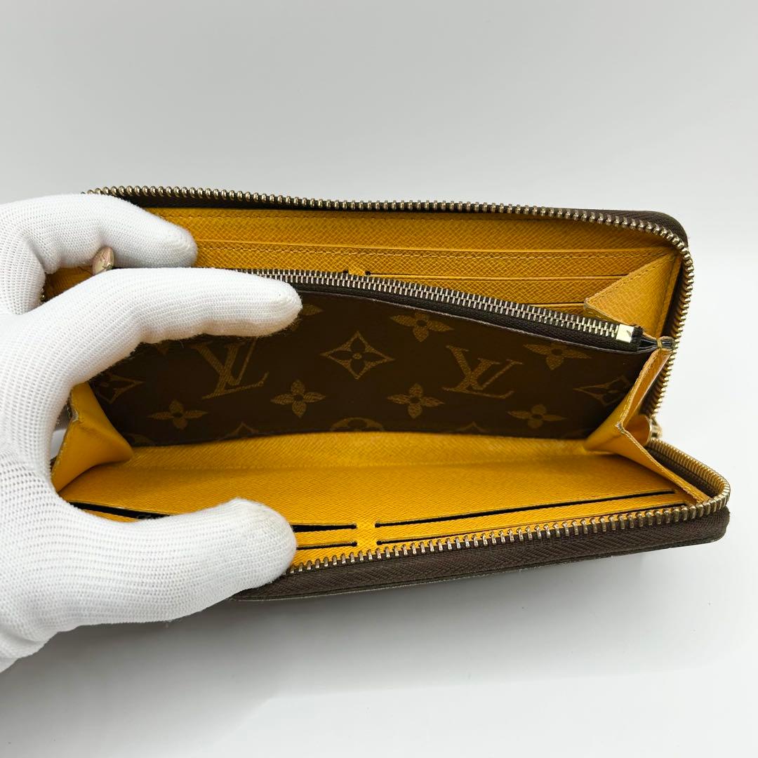 【極美品】ルイヴィトン　ダミエ　ポルトフォイユ・クレマンス　ラウンドファスナー