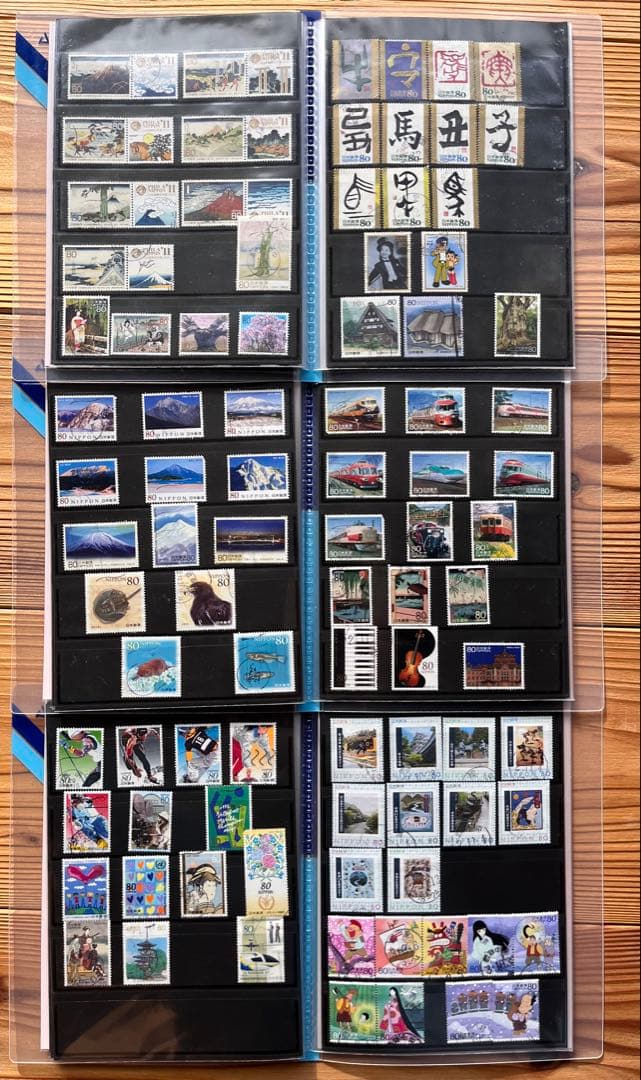 日本の使用済切手 アルバムセット 3冊