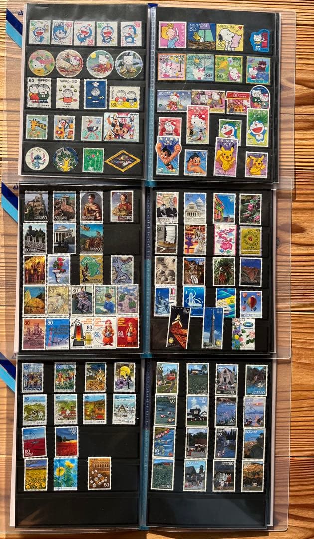 日本の使用済切手 アルバムセット 3冊