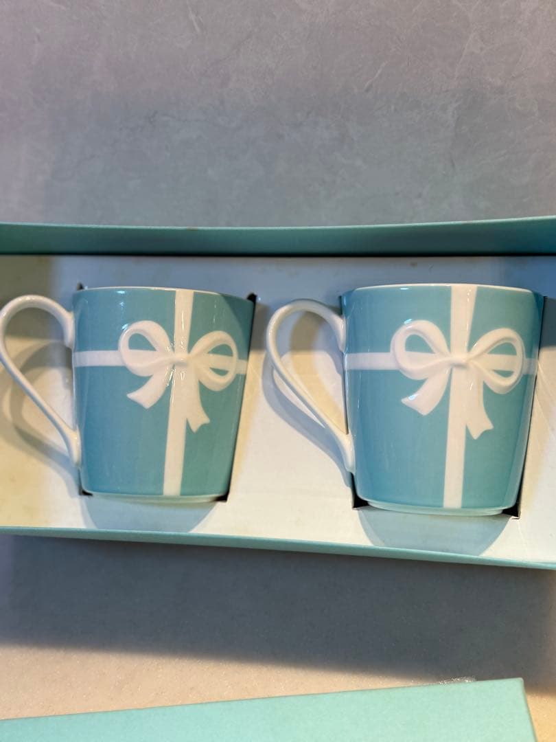 Tiffany & Co. リボン　ボウル ・マグカップ2個セット