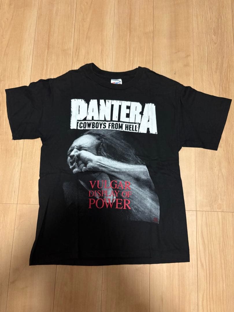 90s PANTERA ヴィンテージ バンドTシャツ L シングル Hanes