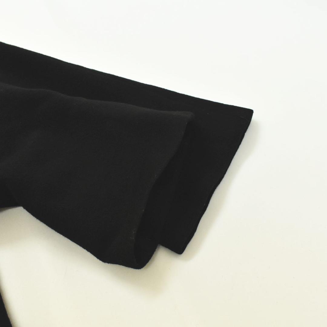 白タグ 90s バーバリー カシミヤウール チェスターコート 7AB2 黒 ♪