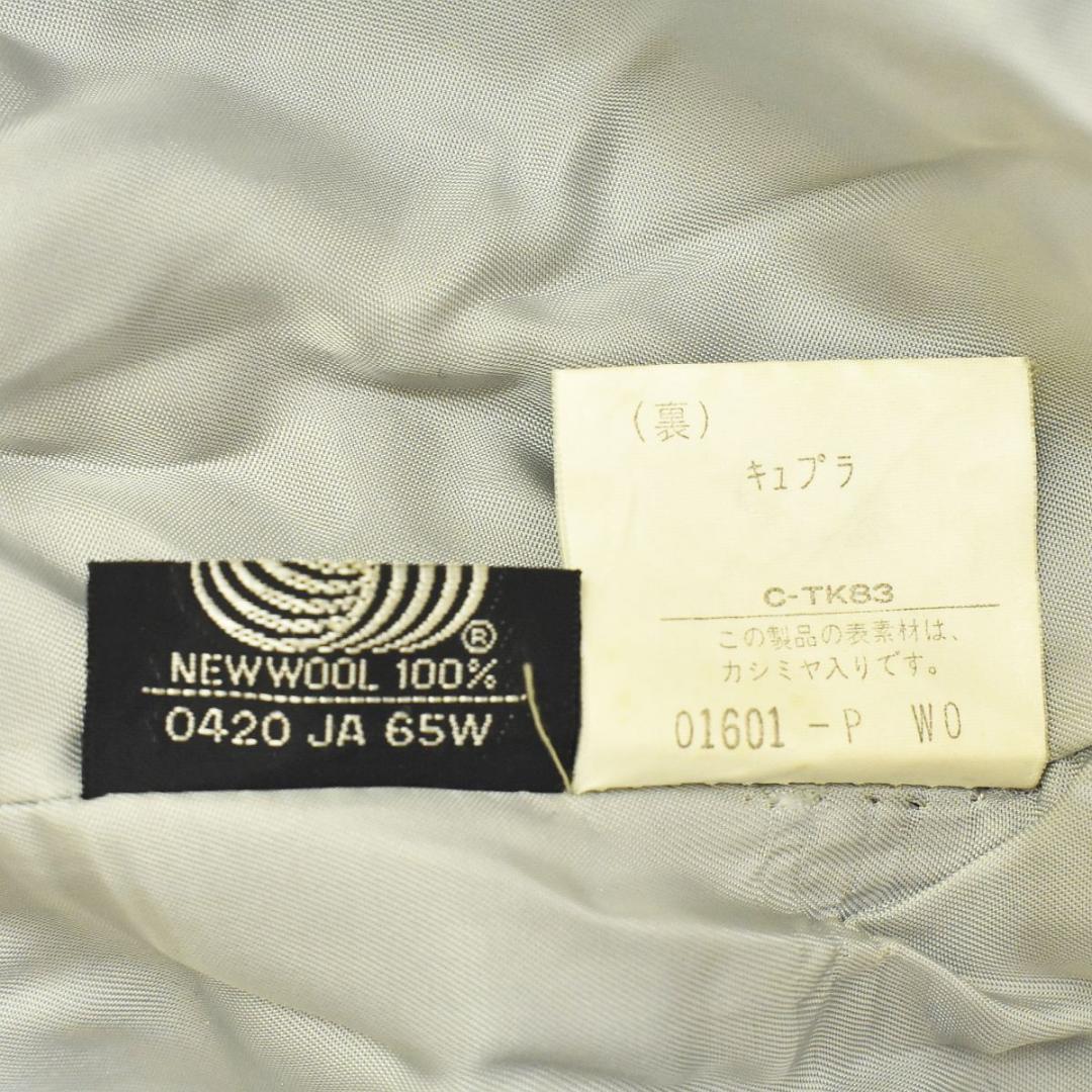 白タグ 90s バーバリー カシミヤウール チェスターコート 7AB2 黒 ♪