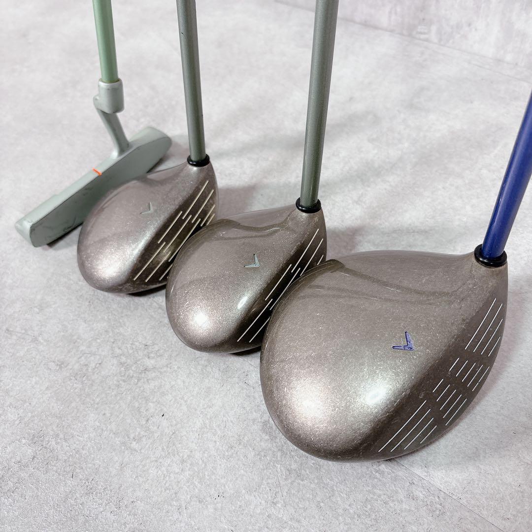 T214 キャロウェイ 他 ゴルフクラブ レディース セット ビッグバーサ 緑