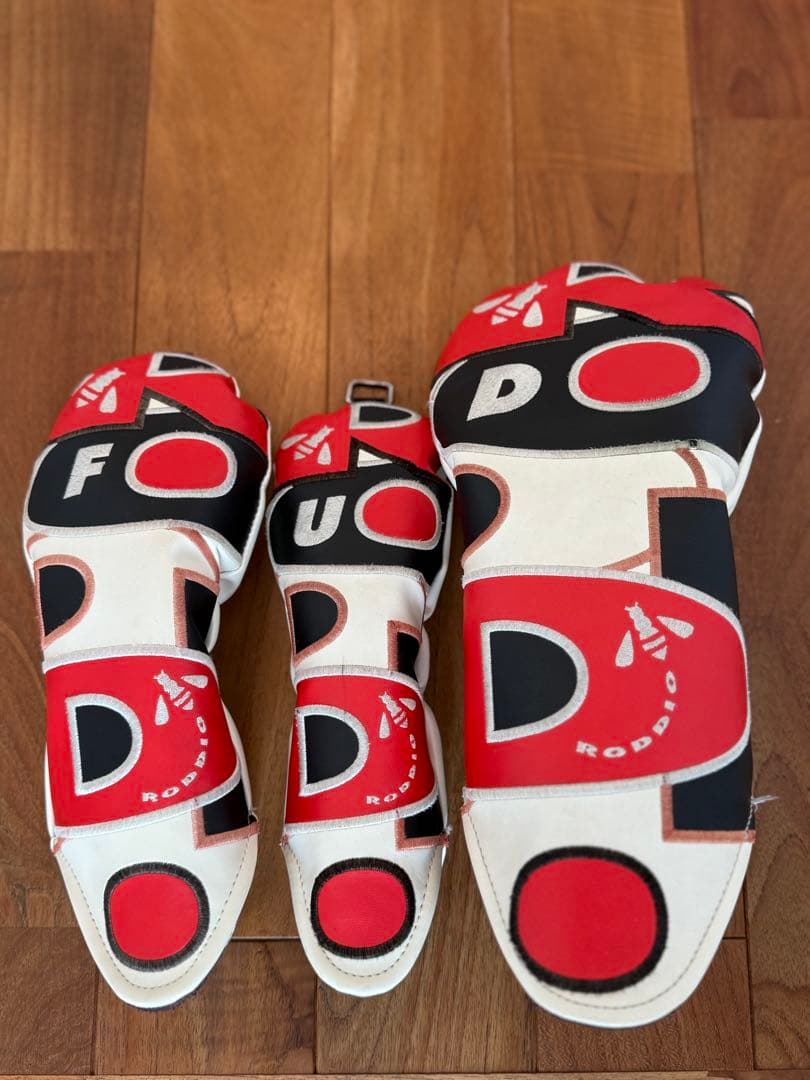 RODDIO キャディバッグ ホワイト/レッド/ブラック