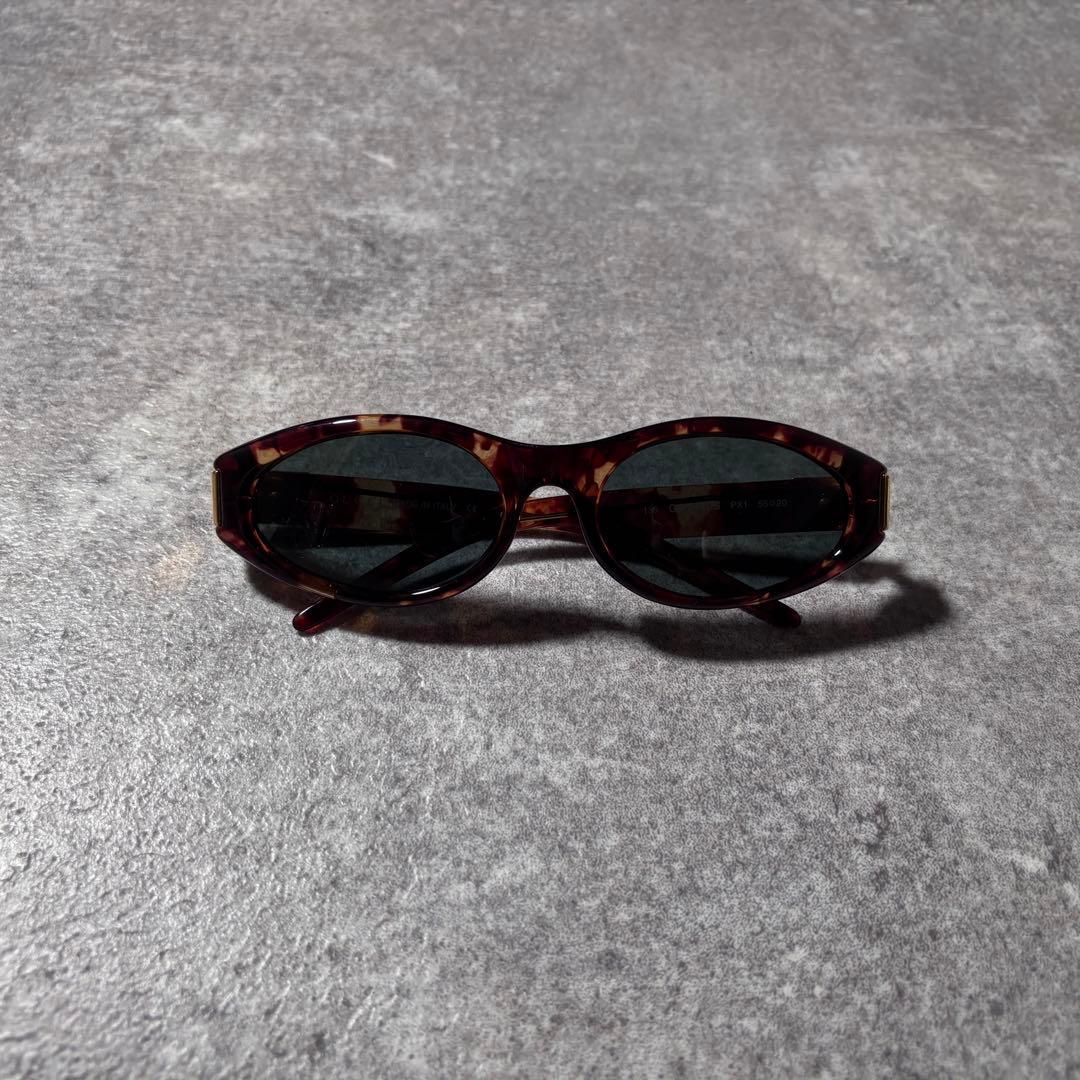 小物 00s y2k GUCCI square oval sunglasses