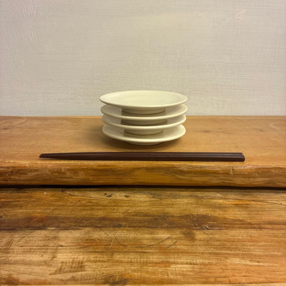 NBT　新品　陶器　陶芸作家　小皿4枚　252