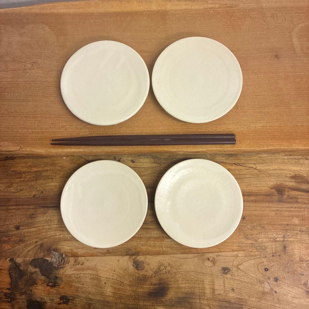 NBT　新品　陶器　陶芸作家　小皿4枚　252