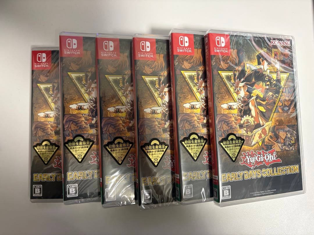 【6本セット】遊戯王 アーリーデイズコレクション Nintendo Switch