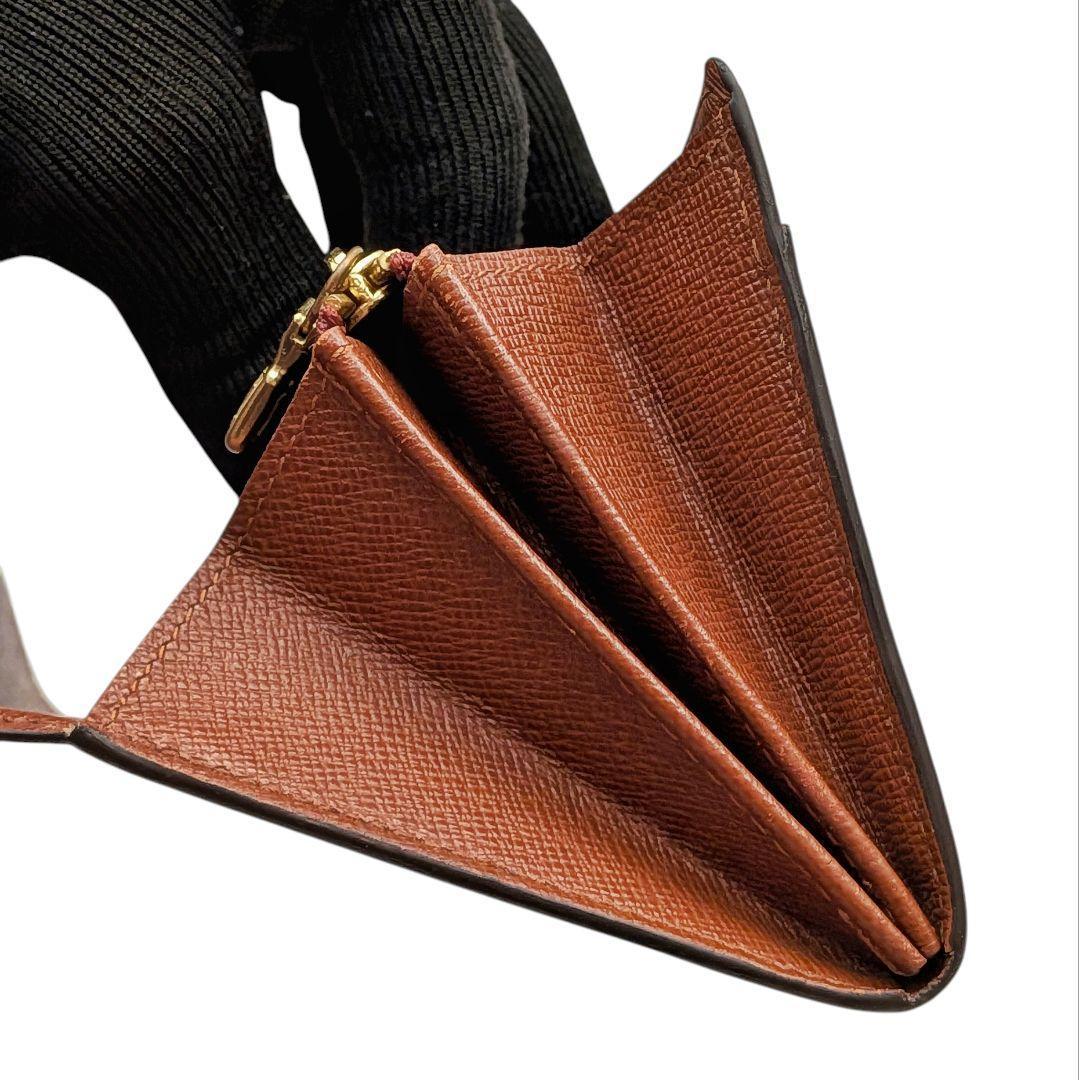 【美品】ルイヴィトン ポシェット ポルトモネ クレディ モノグラム 長財布