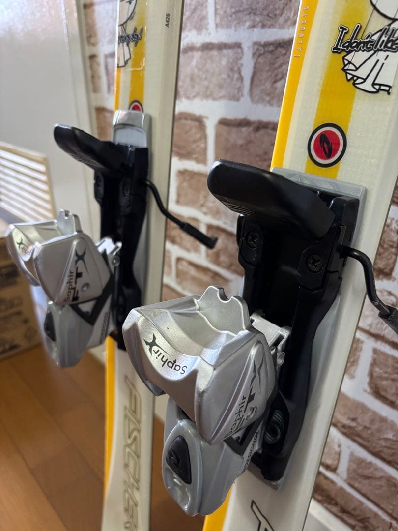 FISCHER イエロー スキー 板とポール