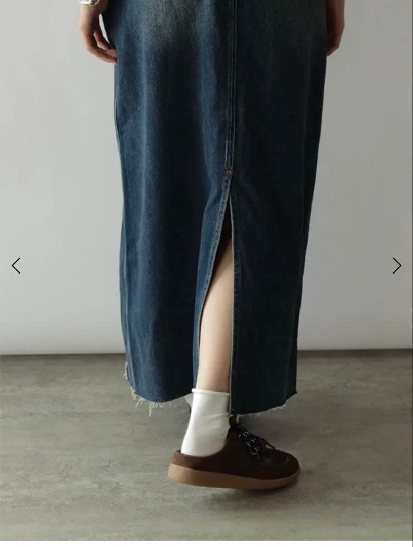 新品　RADIATE ラディエイト　アシメフロントデニムジャンパースカート