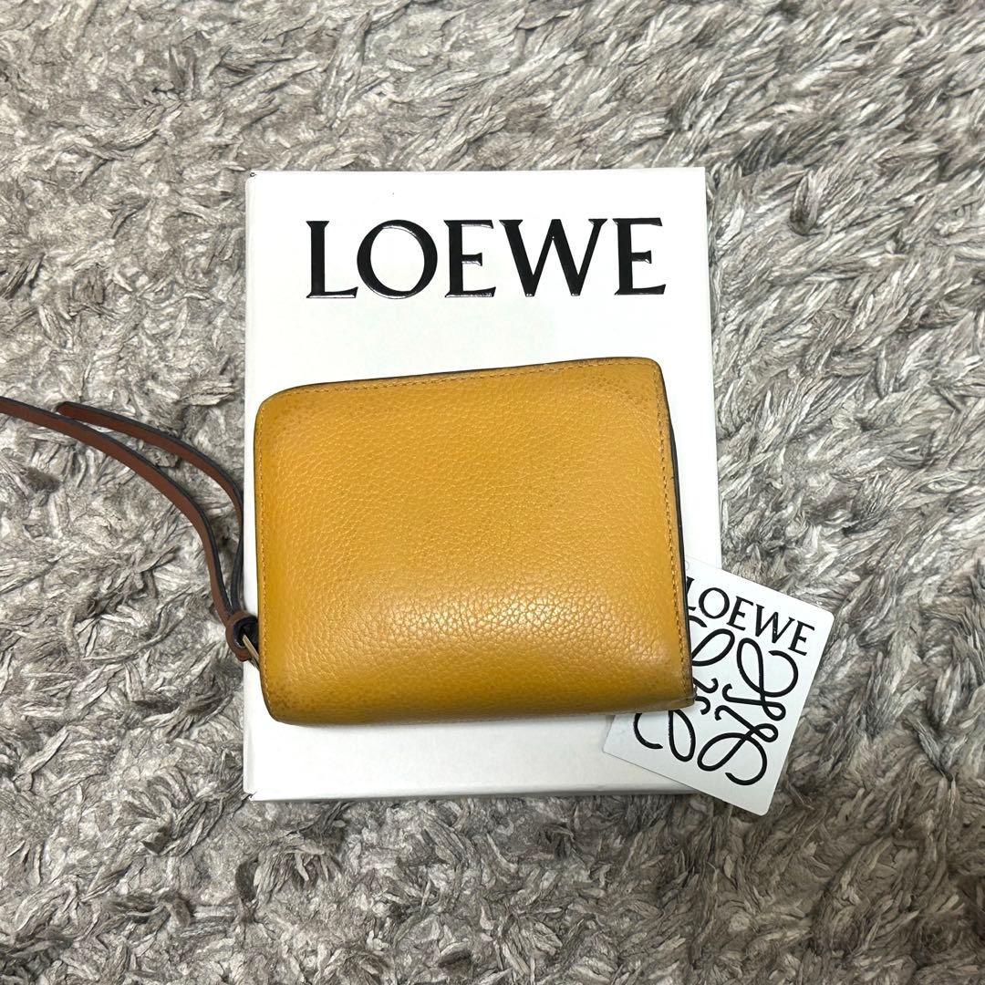 【ICHI☆】LOEWE アナグラム コンパクト ジップ ウォレット