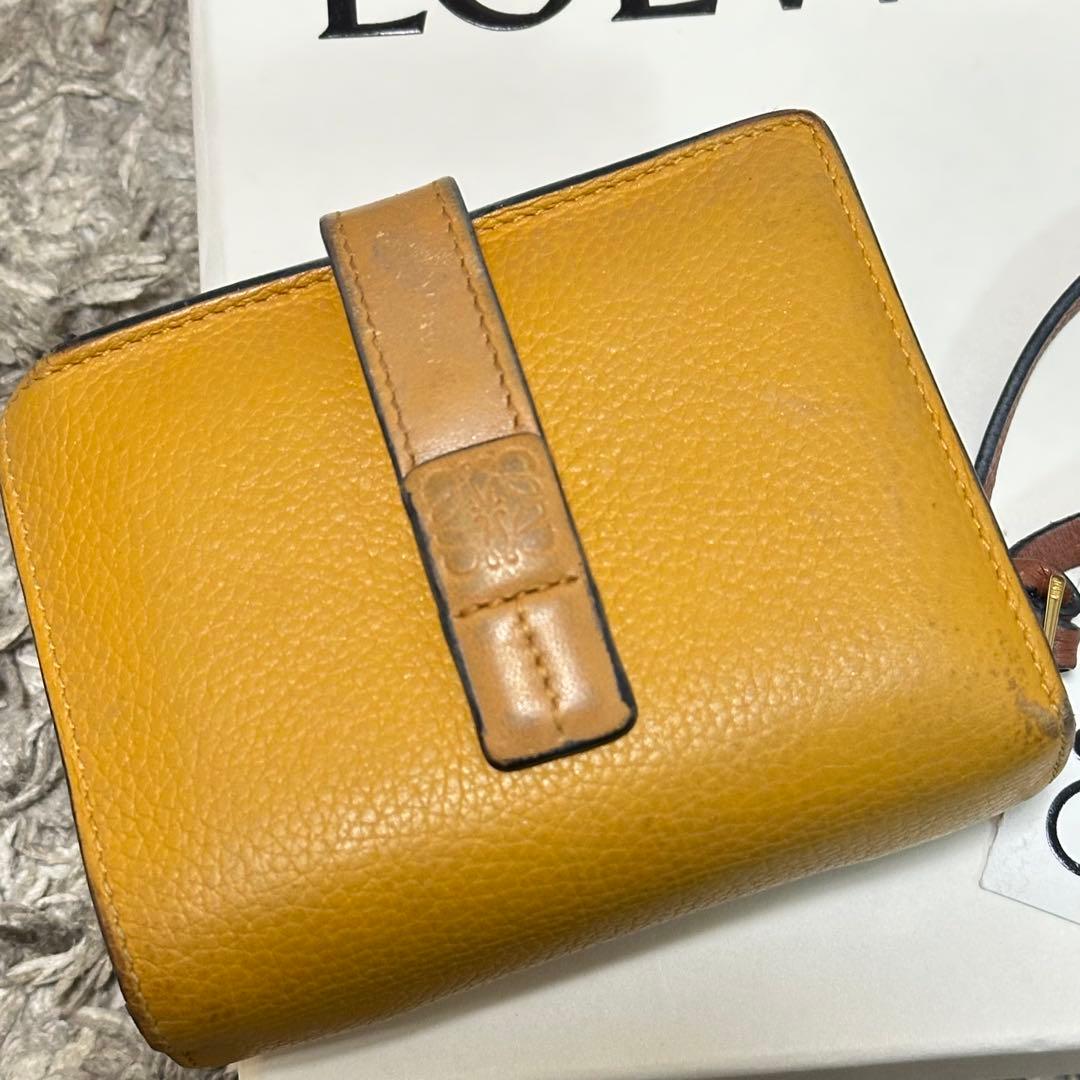 【ICHI☆】LOEWE アナグラム コンパクト ジップ ウォレット