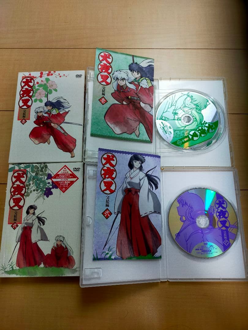 犬夜叉 完結編 全巻収納BOX付 DVD 第1巻〜第7巻