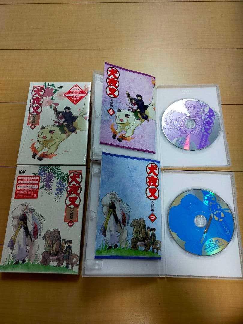 犬夜叉 完結編 全巻収納BOX付 DVD 第1巻〜第7巻