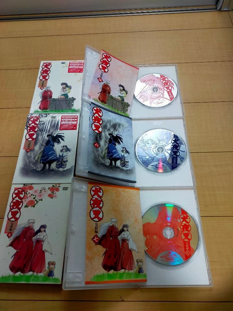 犬夜叉 完結編 全巻収納BOX付 DVD 第1巻〜第7巻