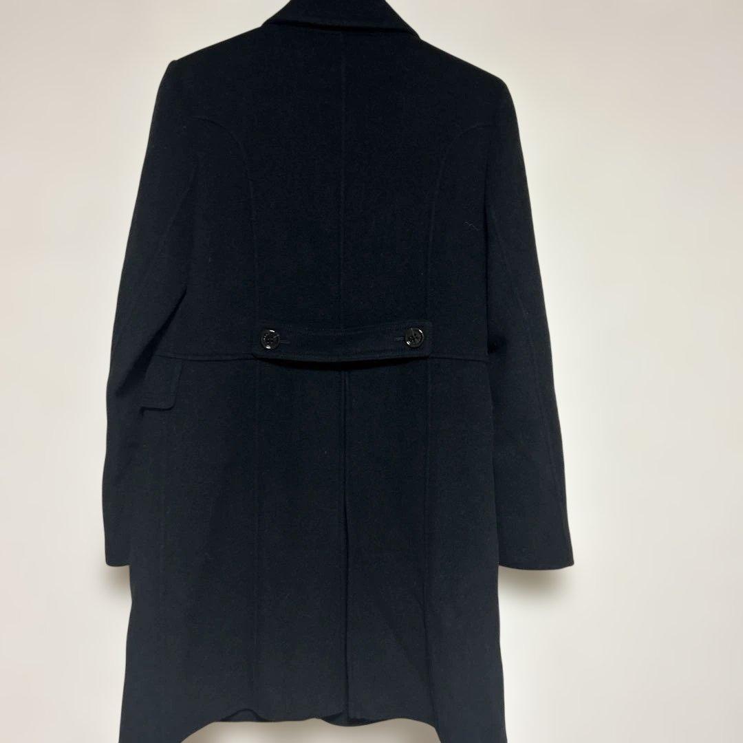 Burberry美品　黒いボタン付きウールコート　サイズ40