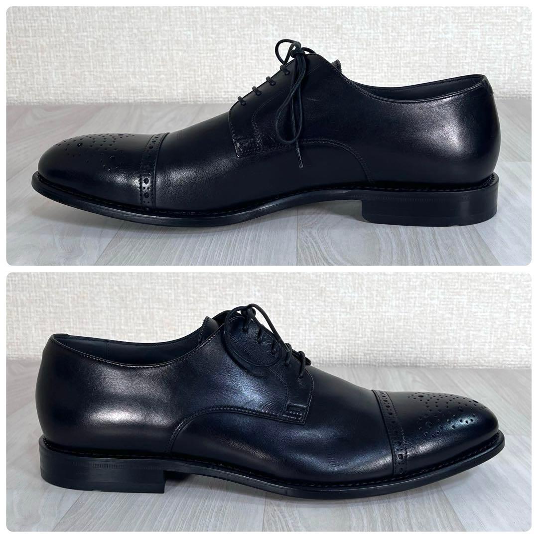 【未使用級】HUGO BOSS　革靴　ストレートチップ　メダリオン　現行モデル