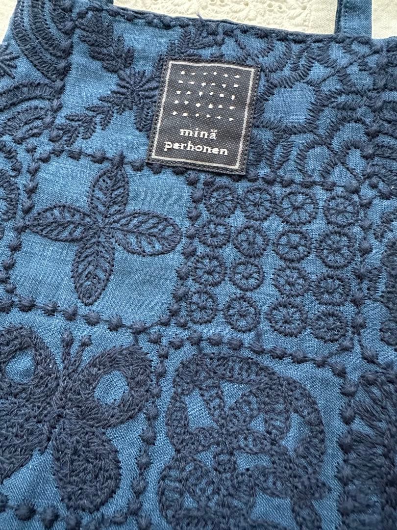 ミナペルホネン ミニバック　フォレストタイル