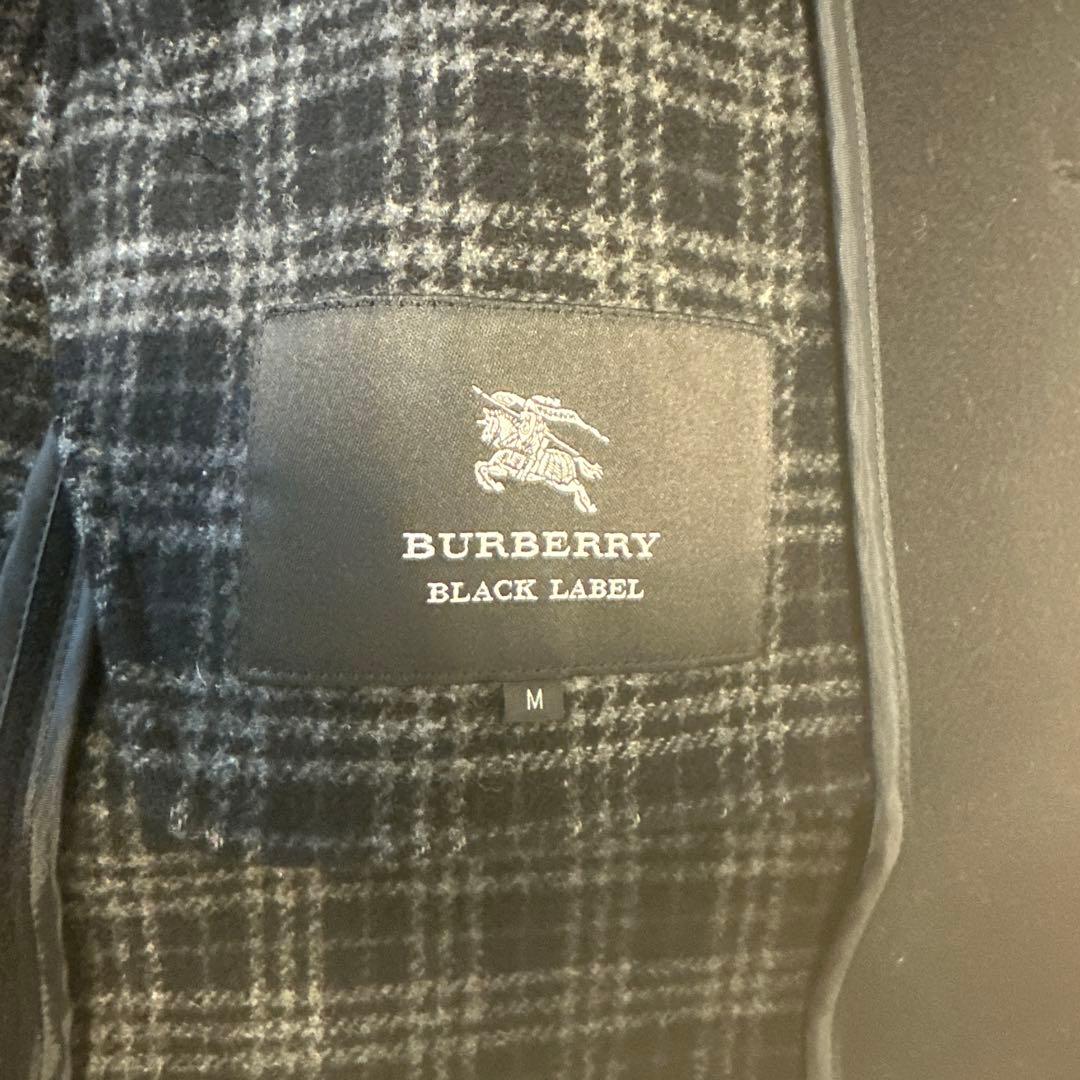 Burberry ブラックウールコート