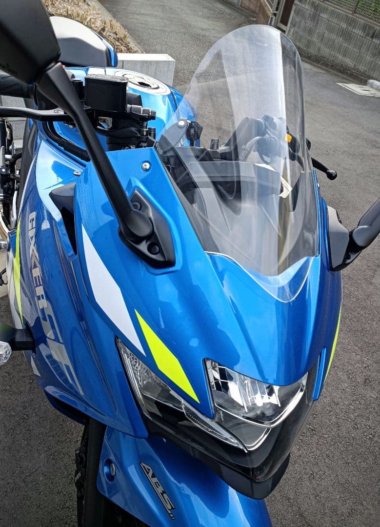 ★ GixxerSF ジクサーSF ダブルバブル スクリーン シールド バイザー