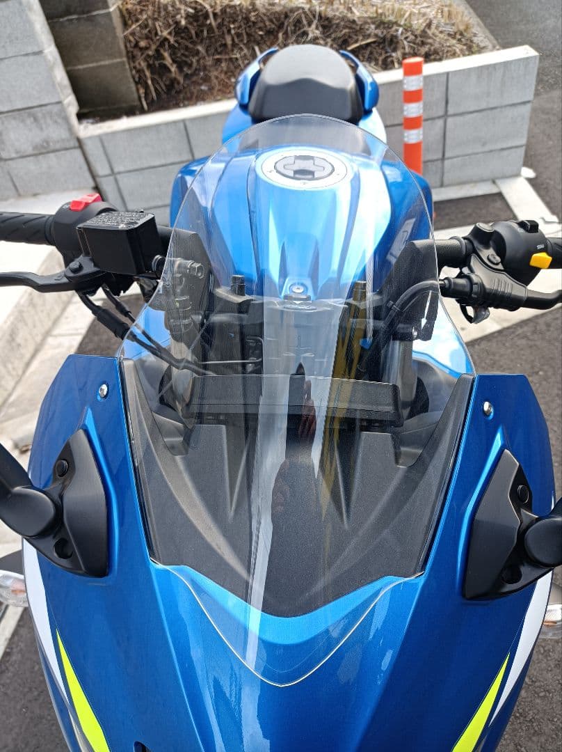 ★ GixxerSF ジクサーSF ダブルバブル スクリーン シールド バイザー