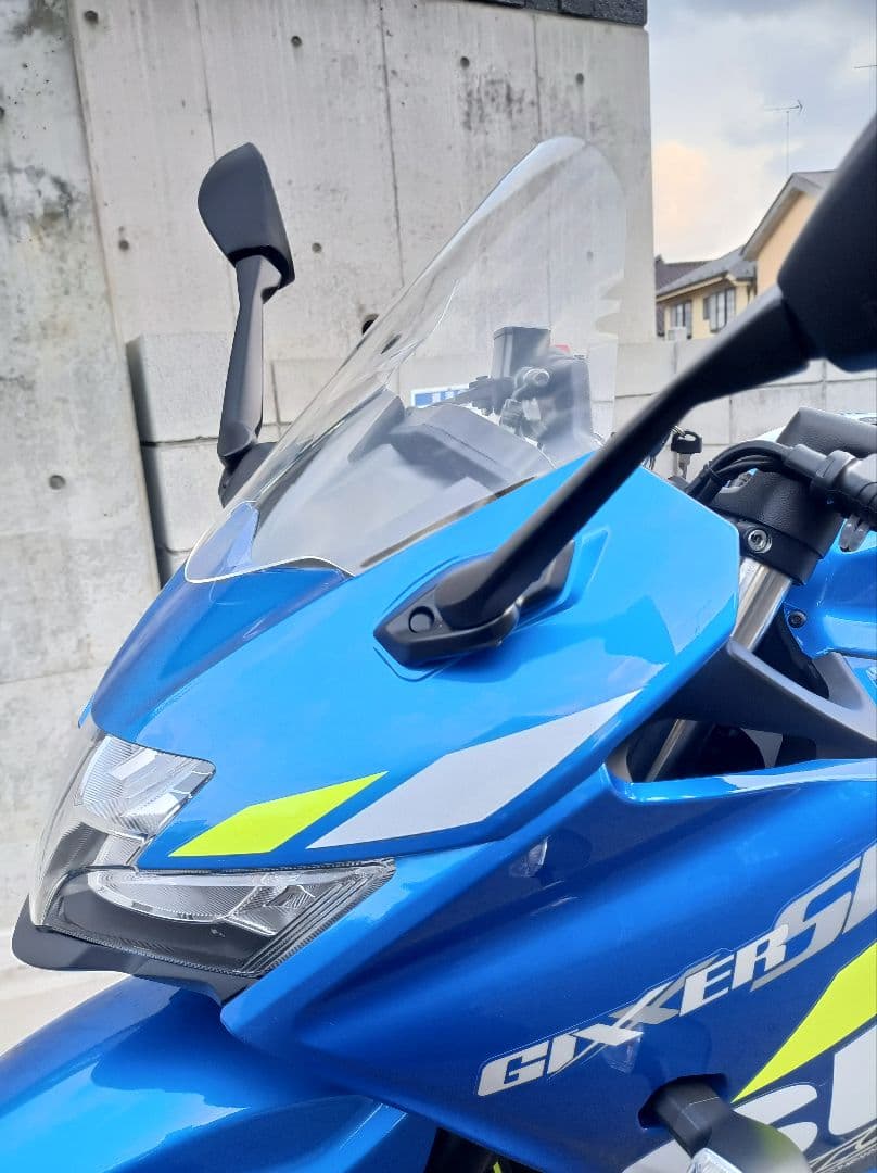 ★ GixxerSF ジクサーSF ダブルバブル スクリーン シールド バイザー