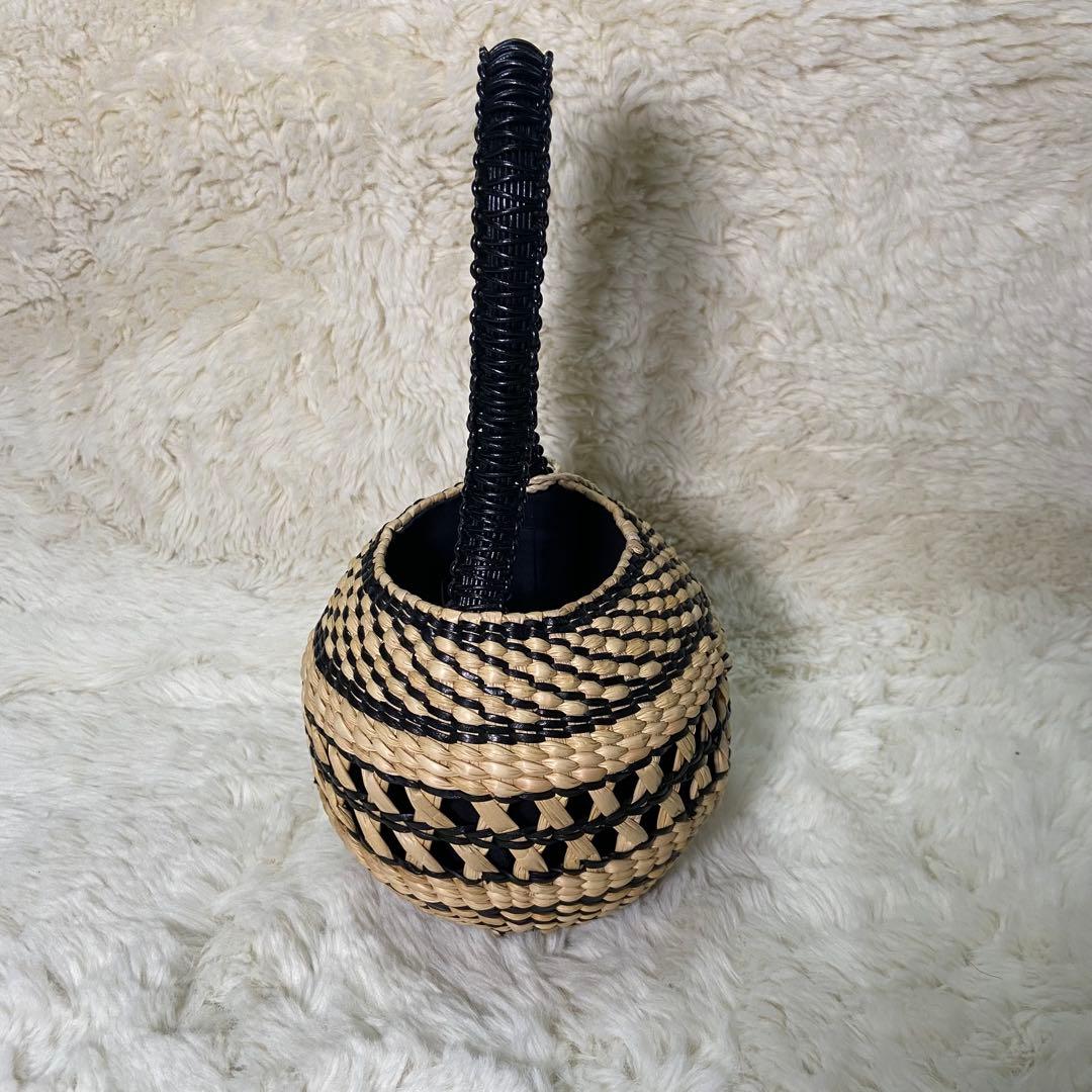 MAISON N.H PARIS カゴバッグ 丸型バッグ 夏 ベージュ