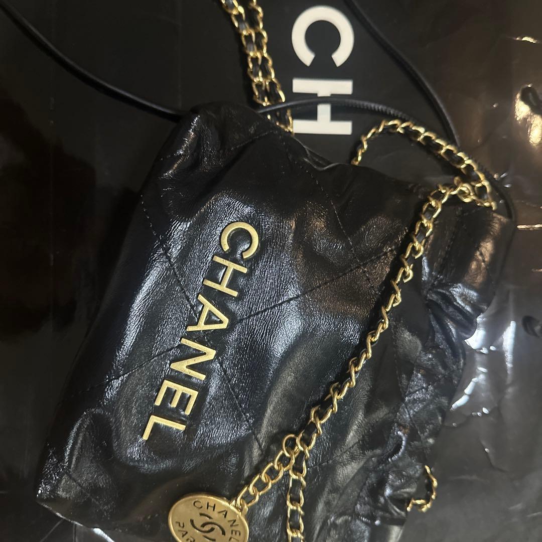 チェーンショルダーブラックノベルティ