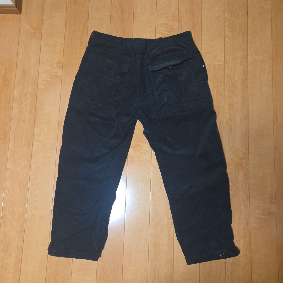 最終値下げ‼️ササフラス　コーデュロイのワークパンツ　ブラック