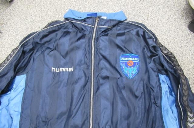 刺繍10番上下入り）横浜FC上下ナイロンセットアップ