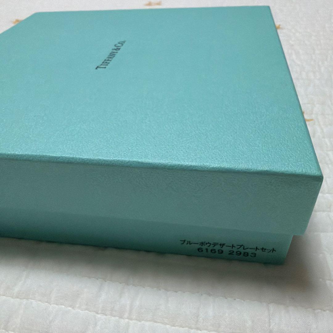ティファニー ブルーボウデザートプレートセット