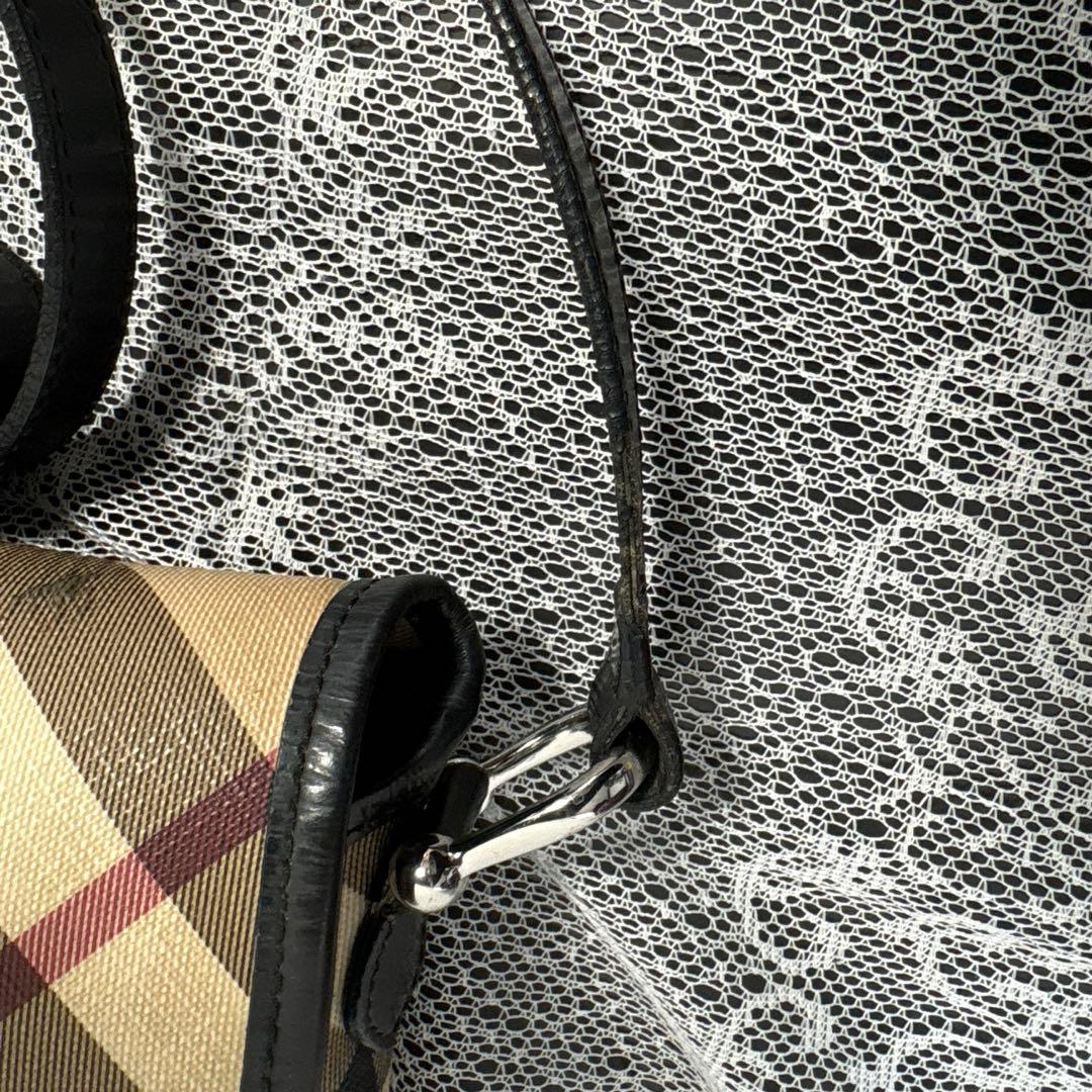 バーバリー Burberryショルダーバッグ ノバチェック PVCメガチェック