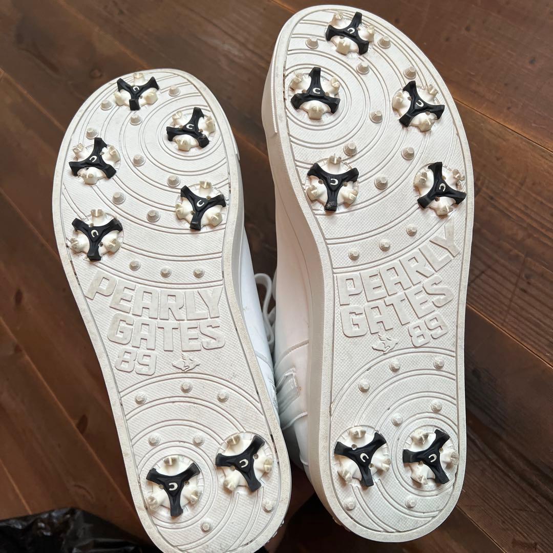 PEARLY GATES ゴルフシューズ ハイカット ホワイト