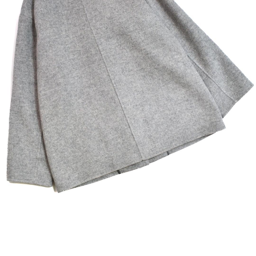 【極美品】MACHINTOSH PHILOSOPHY ウール混ノーカラーコートS