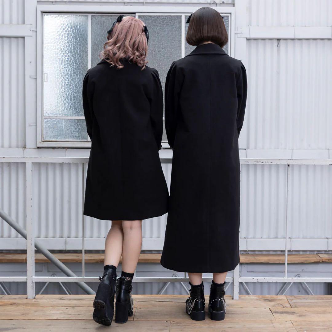 ディアマイラブ フロントジップレースアップチェスターコート