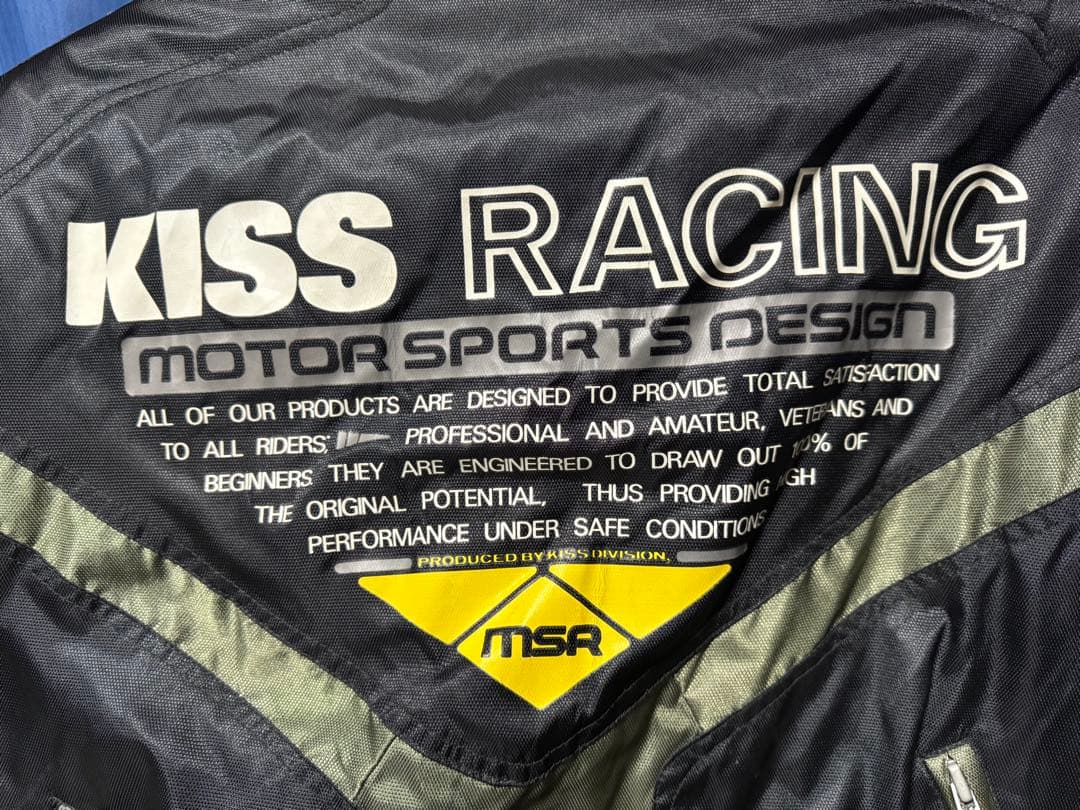 レア 希少 KISS RACING キスレーシング ライディングジャケット M