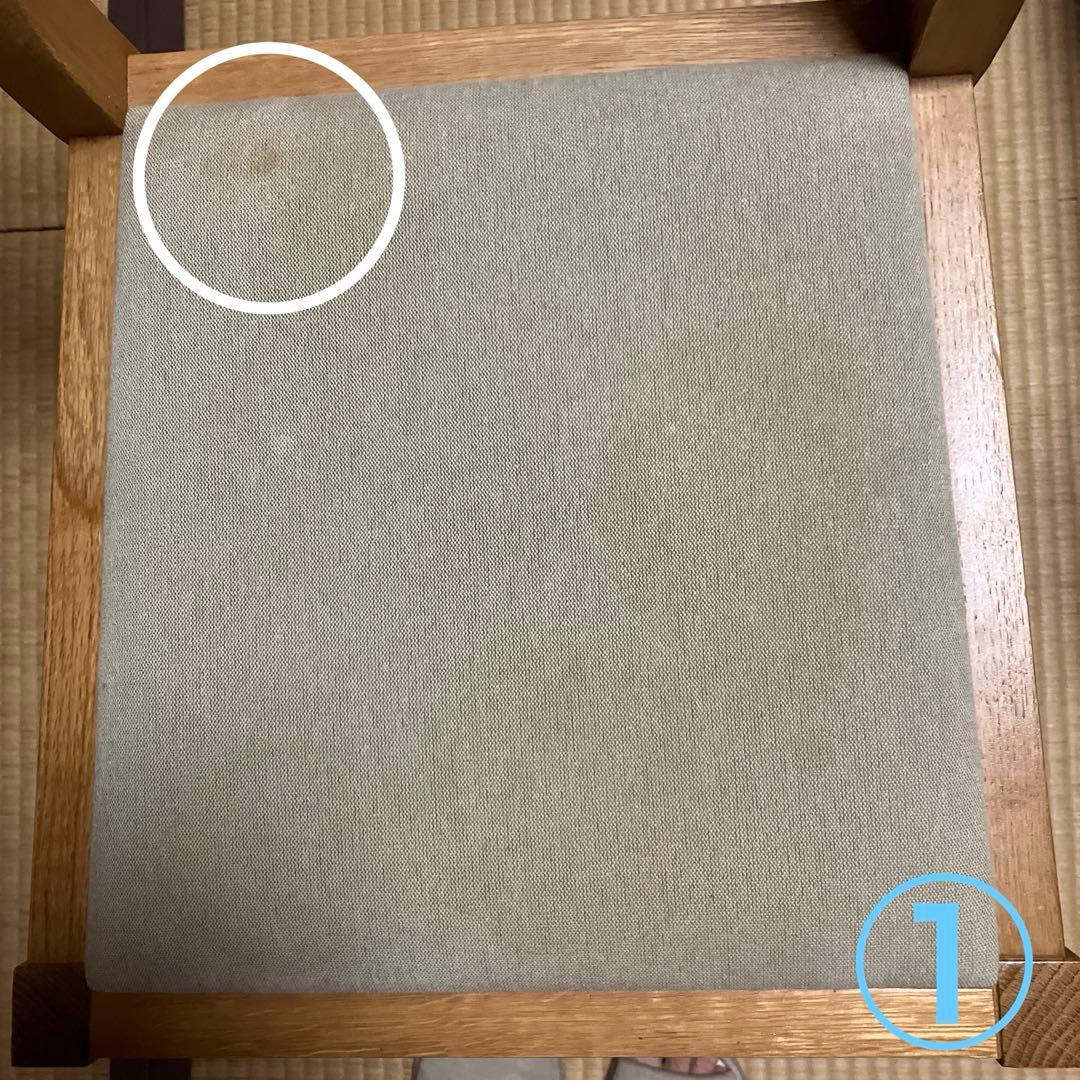 とっと　無印良品オーク材椅子2脚セット